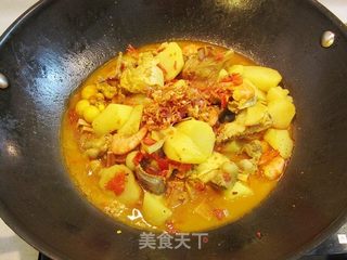 咖喱山药豆干鸡—附自制咖喱的做法步骤:20