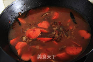 简单易学的西红柿炖牛腩的做法步骤:12