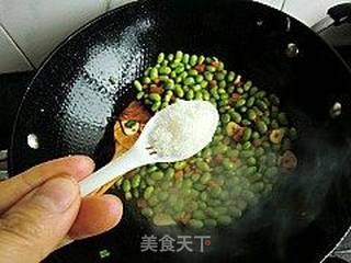 简单家常菜---家常炒毛豆的做法步骤：8