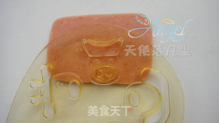 两只小猪露营便当的做法步骤:4