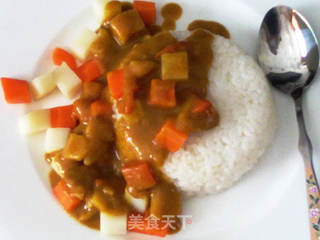 咖喱牛肉土豆饭的做法步骤:7