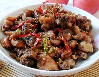 孜然麻辣鸡丁的做法步骤:11