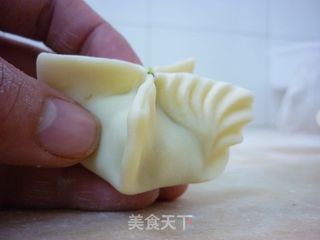 青菜蒸饺的做法步骤：7