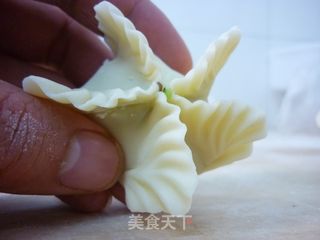青菜蒸饺的做法步骤：8