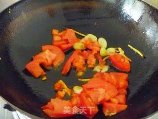 【百变面条】简单粗粮荞面吃法---木樨番茄荞麦面的做法步骤：8