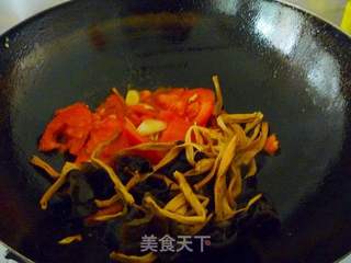 【百变面条】简单粗粮荞面吃法---木樨番茄荞麦面的做法步骤：9