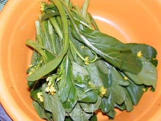 正宗川味-炝炒菜心的做法步骤：1