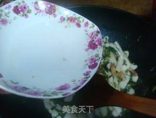 雪菜肉丝炒年糕的做法步骤：8