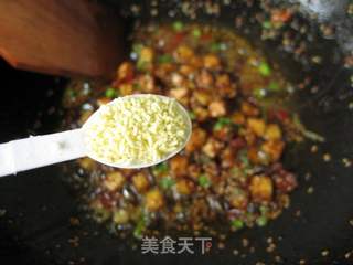 素肉丁剁椒炸酱面的做法步骤:8