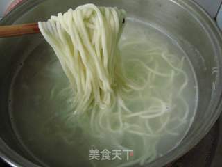 素肉丁剁椒炸酱面的做法步骤:10