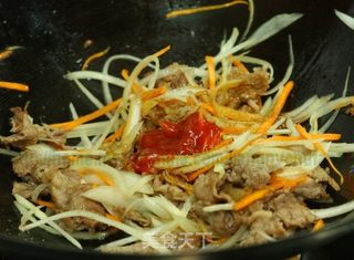 生炒三鲜乌冬的做法步骤:6