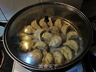 立冬的饺子---韭菜蒸饺的做法步骤：15