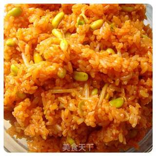 韩国拌饭-黄豆芽拌饭的做法步骤：14