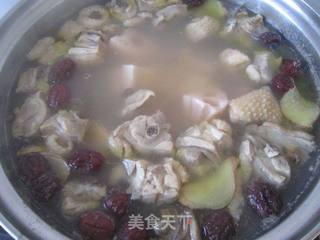 鸡肉莲藕汤的做法步骤:9