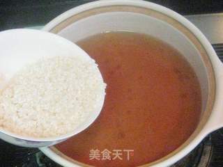 枇杷花糯米粥的做法步骤:6
