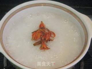 百合花白果糯米粥的做法步骤:5