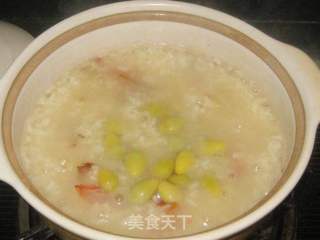 百合花白果糯米粥的做法步骤:7