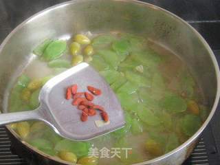 白果炒莴苣的做法步骤:7