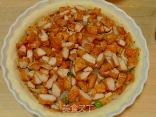 新奥尔良烤鸡肉披萨的做法步骤：20