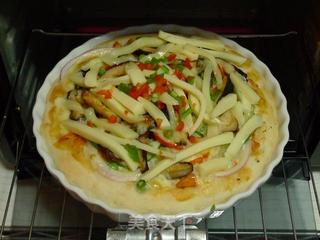 新奥尔良烤鸡肉披萨的做法步骤：22