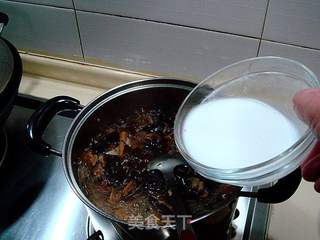 双菇木樨打卤面的做法步骤：10