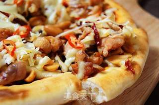 【DIY新奥尔良烤肉披萨】:中国味---麻辣鸡丁披萨的做法步骤:22