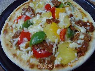 【DIY新奥尔良烤肉披萨】:激情什锦披萨的做法步骤:14