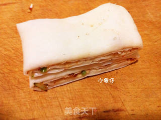 麻辣香葱芝麻椒盐花卷的做法步骤:9