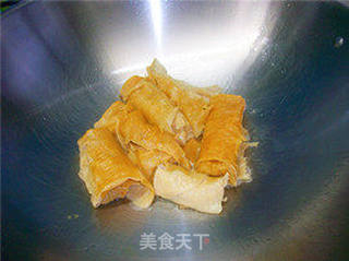 家常菜肴@@爱上红烧~~红烧腐竹酿肉的做法步骤:10
