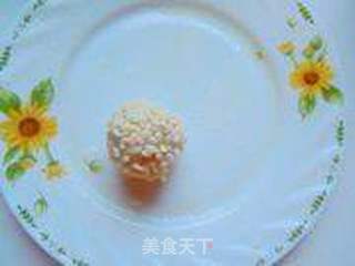 红薯珍珠丸子的做法步骤:6