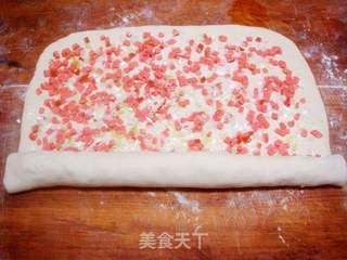 营养早餐--火腿葱花饼的做法步骤：8