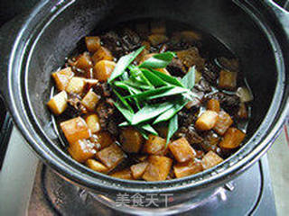 冬天里的营养开胃菜—牛肉炖萝卜的做法步骤:12