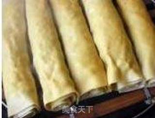 豆腐皮熏肉卷的做法步骤:7