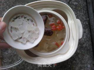 银耳百合红枣羹的做法步骤：8