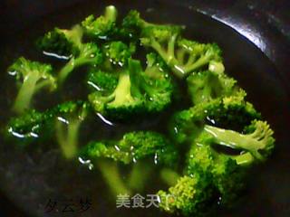 香菇西兰花的做法步骤:4