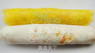 金银蛋卷炒饭的做法步骤:13