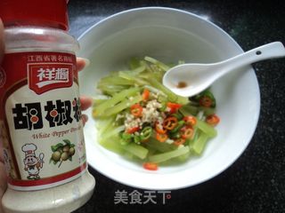 【爽脆莴笋心】的做法步骤:9