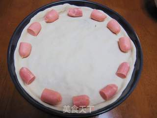 【DIY新奥尔良烤肉披萨】小文子出品~!【DIY火腿双层披萨】的做法步骤:9