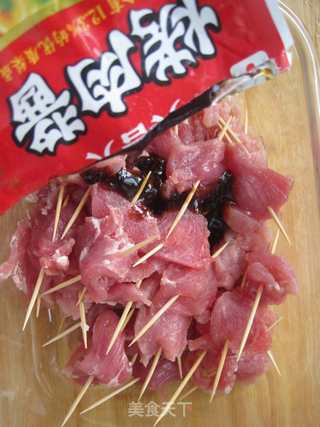 一口一个更精彩--牙签肉的做法步骤:5