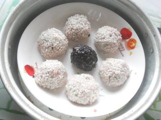 黑白珍珠肉丸的做法步骤：9