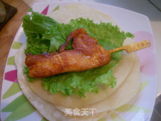 美味鸡柳卷饼的做法步骤:10