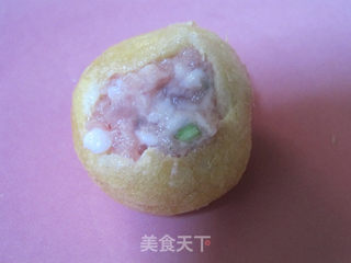 超级好吃的面筋塞肉的做法步骤：5
