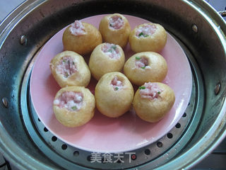 超级好吃的面筋塞肉的做法步骤：6