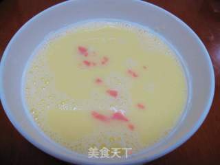 小文子出品~~【火腿肠牛奶蒸蛋】的做法步骤:4