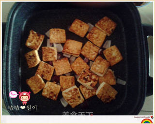 韩式风味煎豆腐~的做法步骤:11