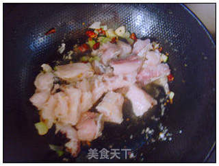 韭香鱼肉 。的做法步骤：8