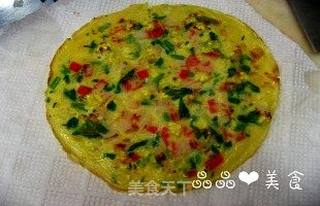 营养早餐——三鲜杂粮蛋饼的做法步骤:7