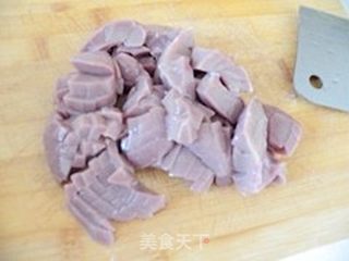 爆炒腰花的做法步骤:4