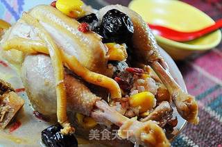 韩式参鸡汤的做法步骤:17