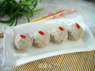 蒸莲藕肉丸的做法步骤:8